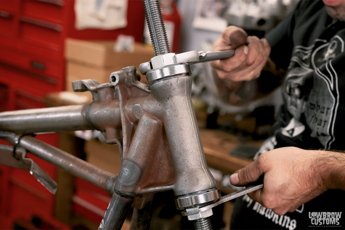 Lowbrow Customs Motorcycle Neck Cup & Bearing Race Installer Tool