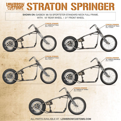 Straton Springer Front End - 18" Length (Std.) - Black