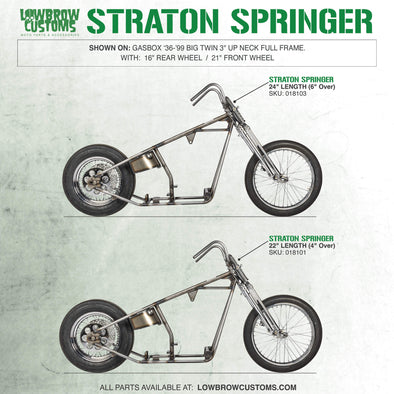 Straton Springer Front End - 18" Length (Std.) - Black
