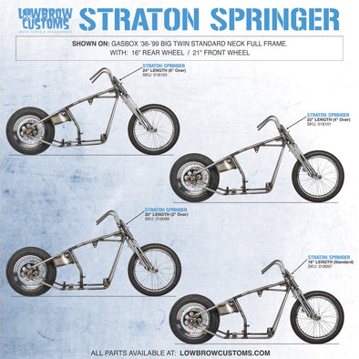 Straton Springer Front End - 18" Length (Std.) - Black