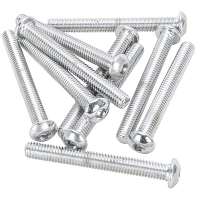 #MBHC-0808 6mm x 50mm length Button Head Allen Bolt - 10 pack - Chrome Plated