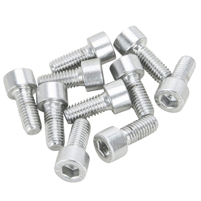 #MPSHC-0202 5mm x 12mm length Polished Socket Head Allen Bolt - 10 pack - Chrome Plated