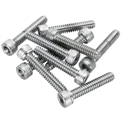 #SHC-9000 10-24 x 1 length Socket Head Allen Bolt - 10 pack - Chrome Plated
