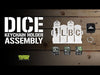 Dice Holder Keychain Kit with Black Lowbrow Dice