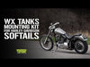 Mounting Kit for WX Gas Tanks - 1985-1999 Harley-Davidson Softails