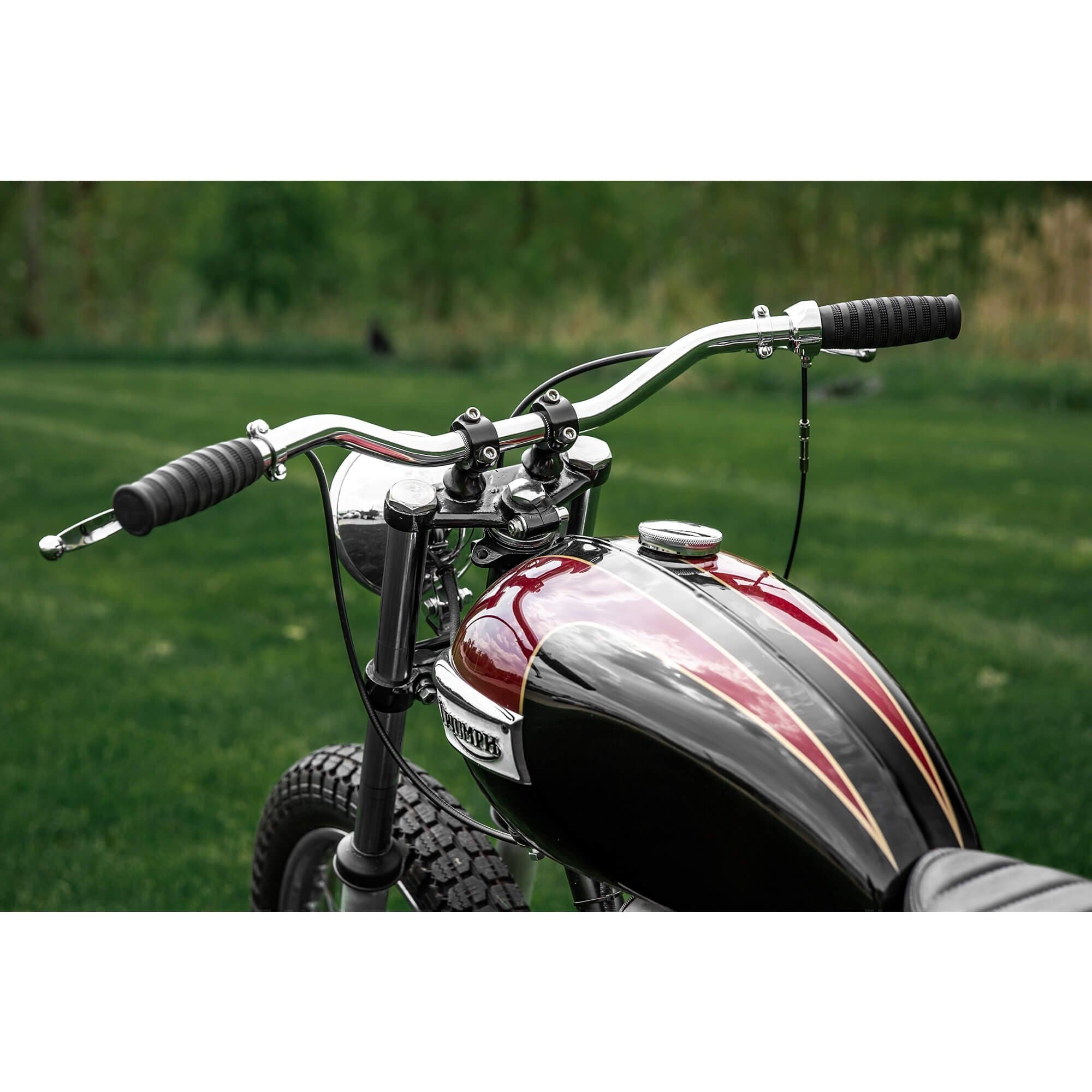 Biltwell Slimline Risers - Black Stainless Steel - 1 inch – Lowbrow Customs