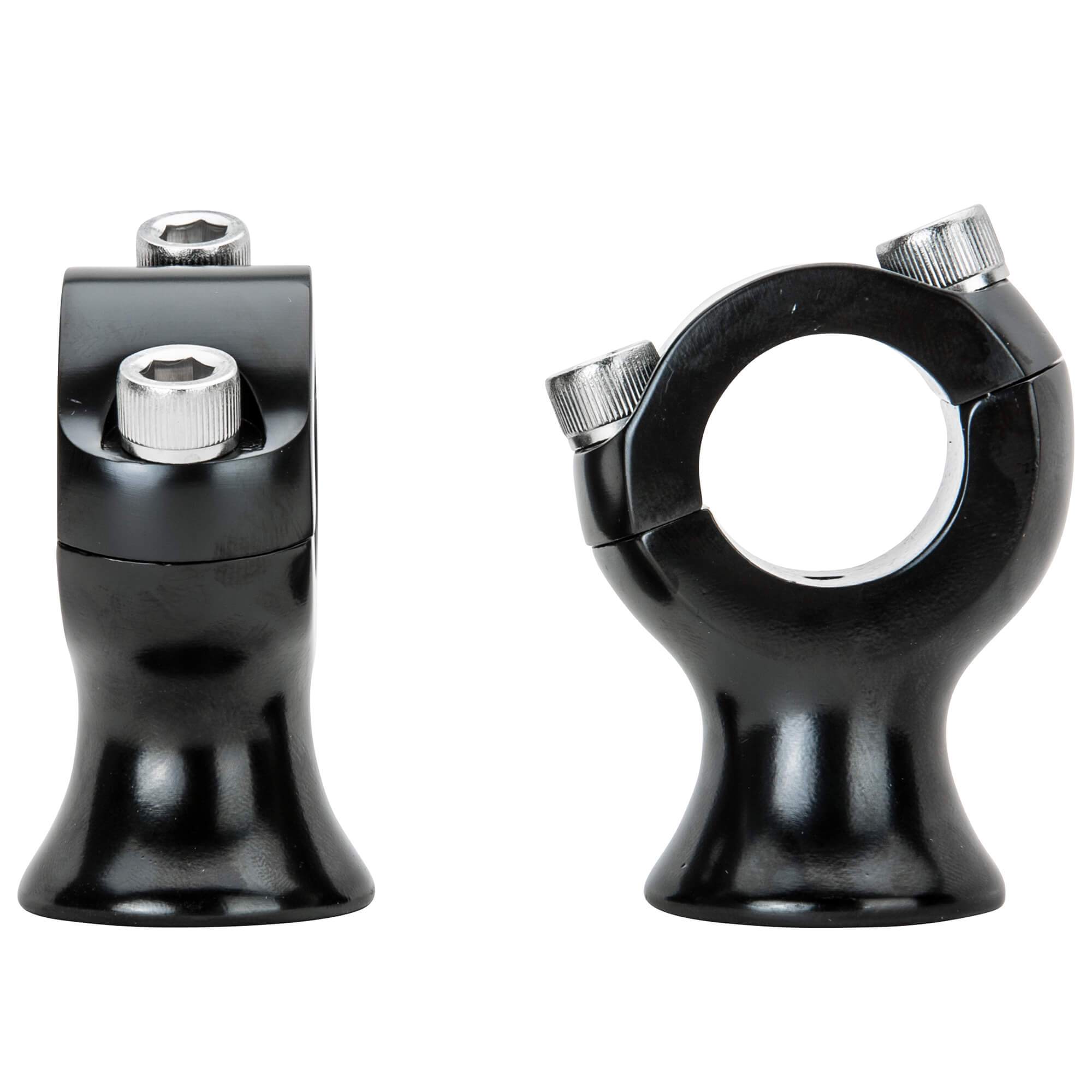 Biltwell Slimline Risers - Black Stainless Steel - 1 inch – Lowbrow Customs