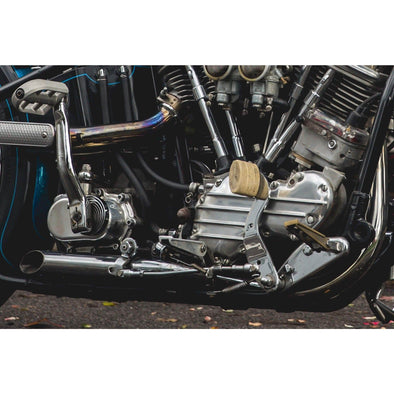 Deluxe Chrome Motorcycle Brake Light Switch Harley-Davidson 1937-57 Knucklehead Panhead Flathead OEM #72004-39