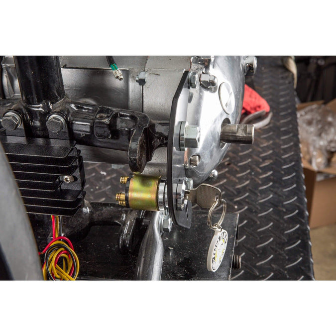 3 position Ignition Key Switch Replaces Harley-Davidson OEM #71425-77 - Chrome Bezel