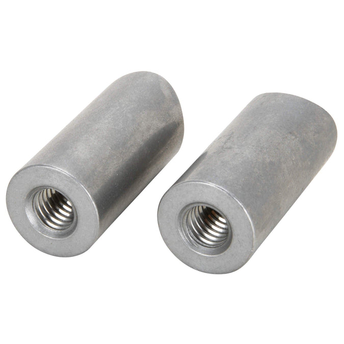 Coped Steel Bungs 1-1/2 inch long - 3/8-16 thread - 2 pack