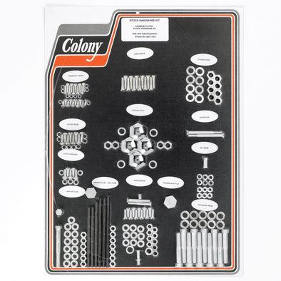 #8301 CAD Complete Stock Hardware Kit - 1940-1947 Harley-Davidson Knucklehead - CAD Plated