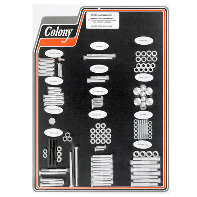 #8317 CAD Complete Stock Hardware Kit - 1967-1970 Harley-Davidson Sportster XLH and 1970 XLCH - CAD Plated