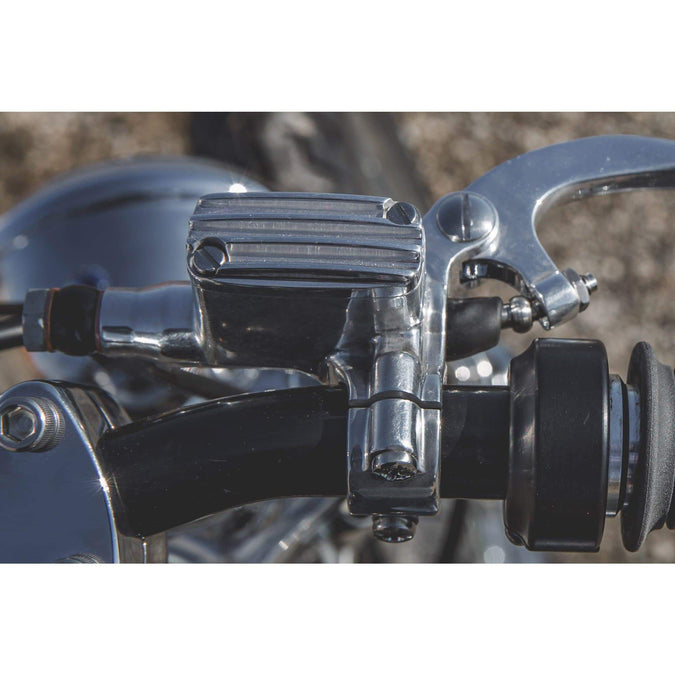 Classic 1 inch Master Cylinder Polished Aluminum - 14 mm Bore