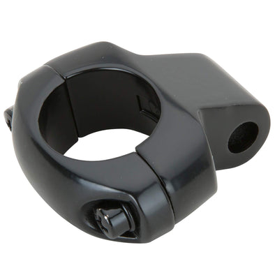 Motorcycle Mirror Clamp - Black - for 1 inch Handlebars
