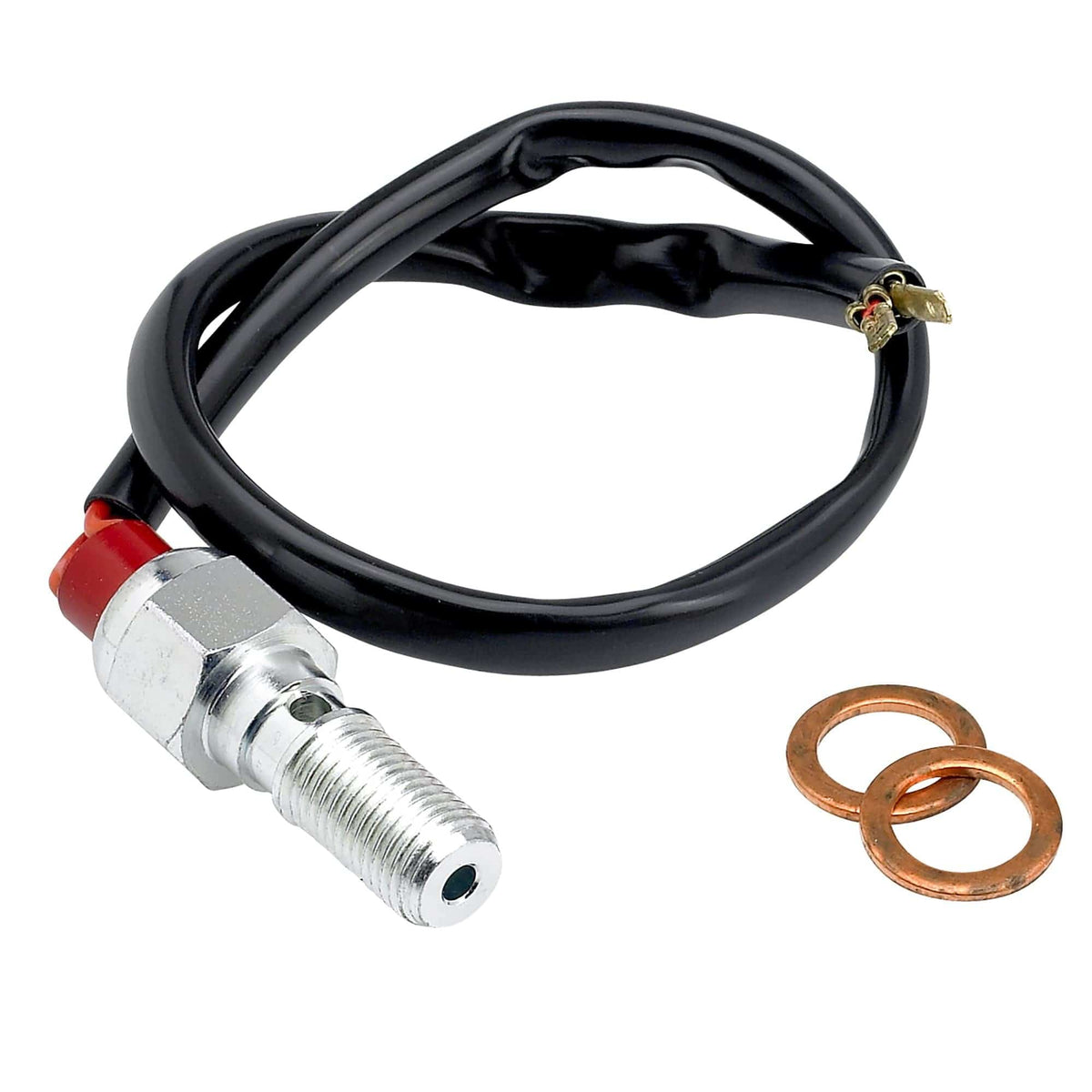 Goodridge Brake Light Switch Banjo Bolt 3/8-24 inch Thread - Chrome ...