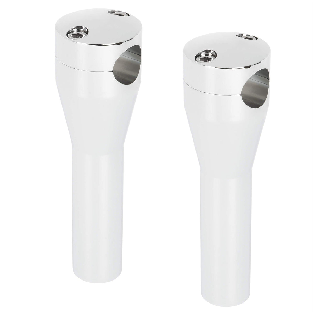 Cycle Standard 6 inch Chrome Tapered Handlebar Riser Set – Lowbrow Customs