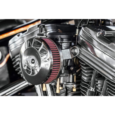Radius Breather Bolts for Harley-Davidson Evo - Chrome Plated