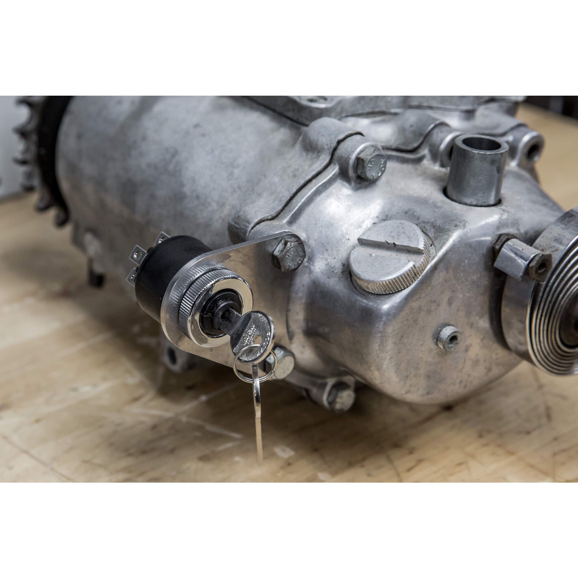 Lowbrow Customs Bolt On 13/16 inch Ignition Key Switch Bracket for