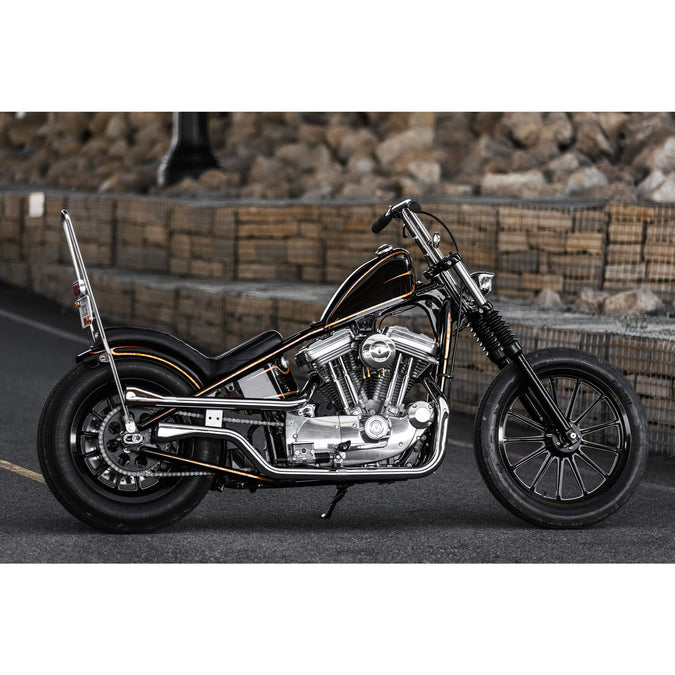 Belt to Chain Conversion Kit Harley 883 Sportster 1995-2003 - Black Sprocket