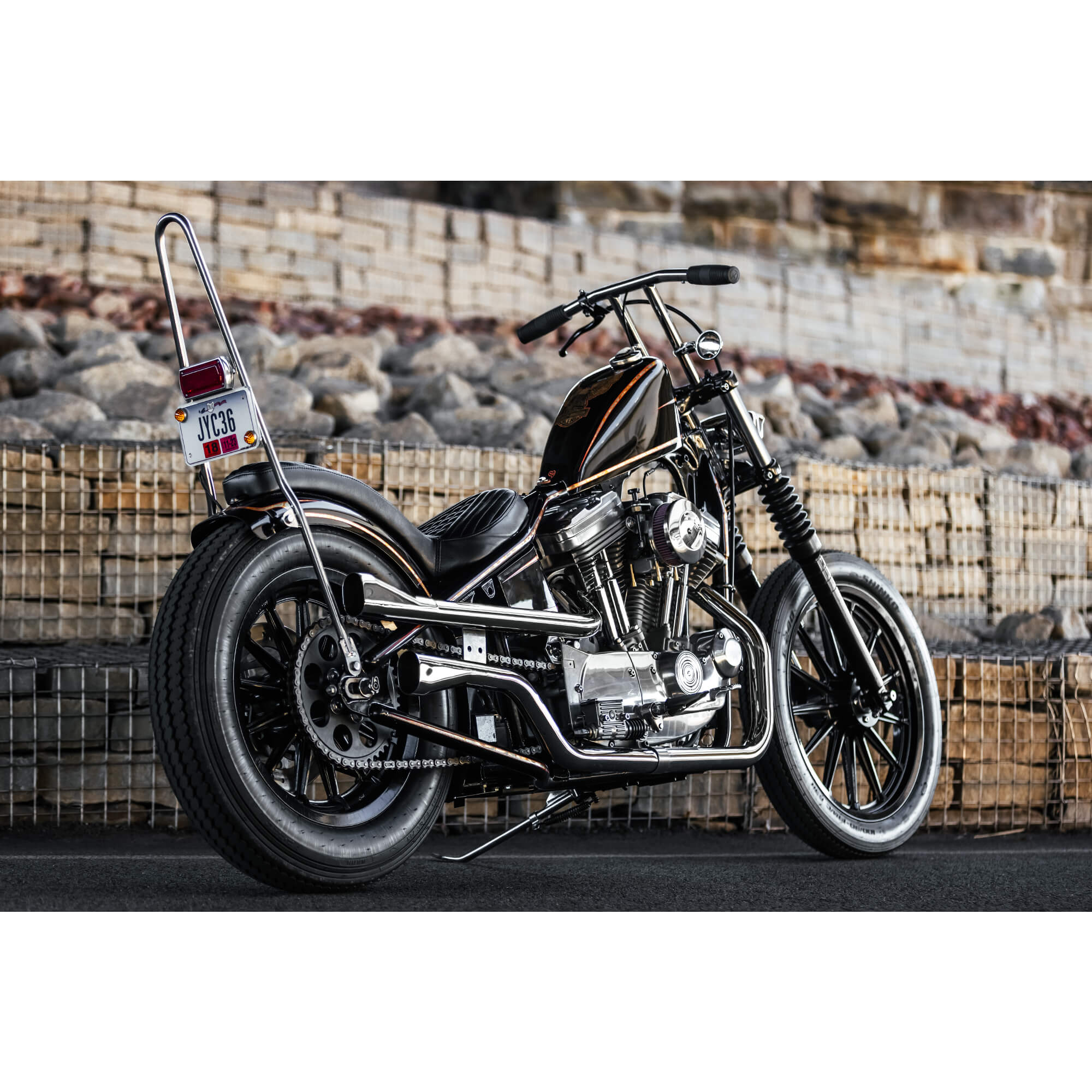 Lowbrow Customs Belt to Chain Conversion Kit Harley 883