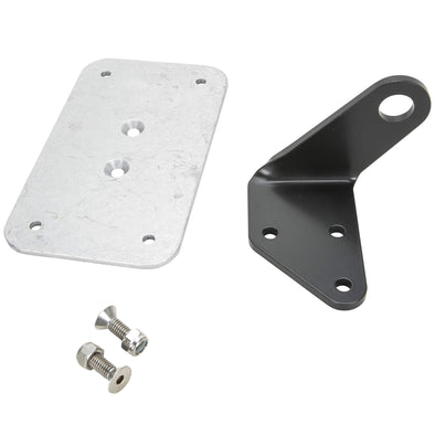 Axle Mount License Plate Bracket - 3/4 inch Axles - Vertical or Horizontal