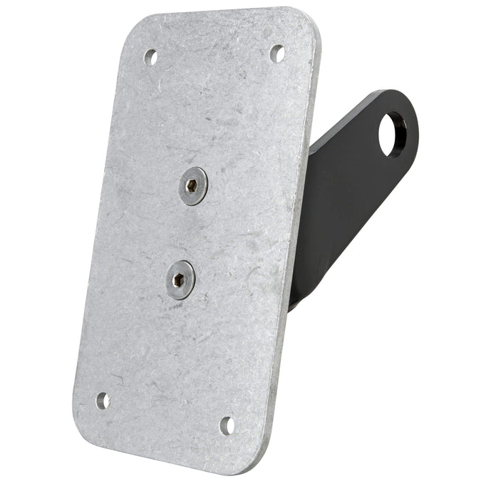 Krator Hybrid Axle Mount License Plate Holder With Taillight - Black Billet Aluminum