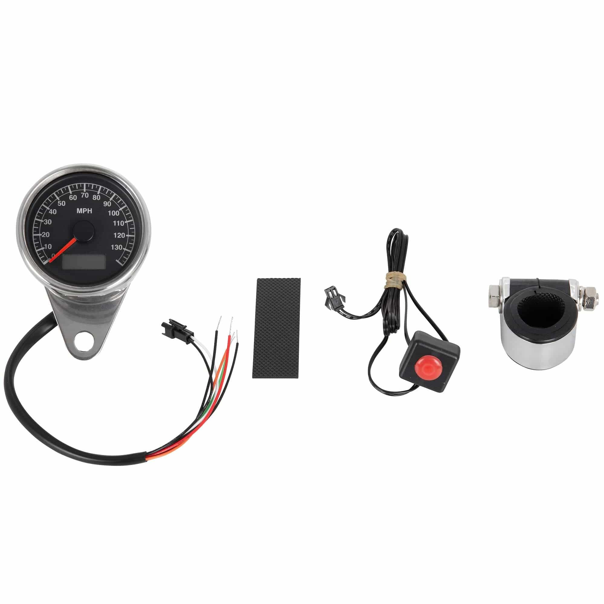 Sw Speedometer Mini Cycle Standard Mini Electronic Speedometer - 2.4 inch - Black Face ...