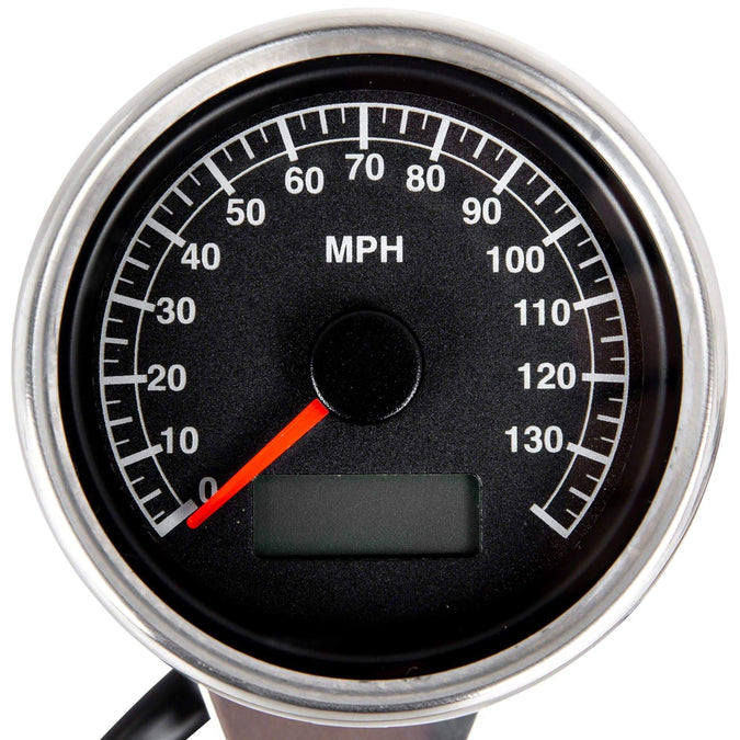 Mini Electronic Speedometer - 2.4 inch - Black Face