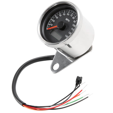 Mini Electronic Speedometer - 2.4 inch - Black Face