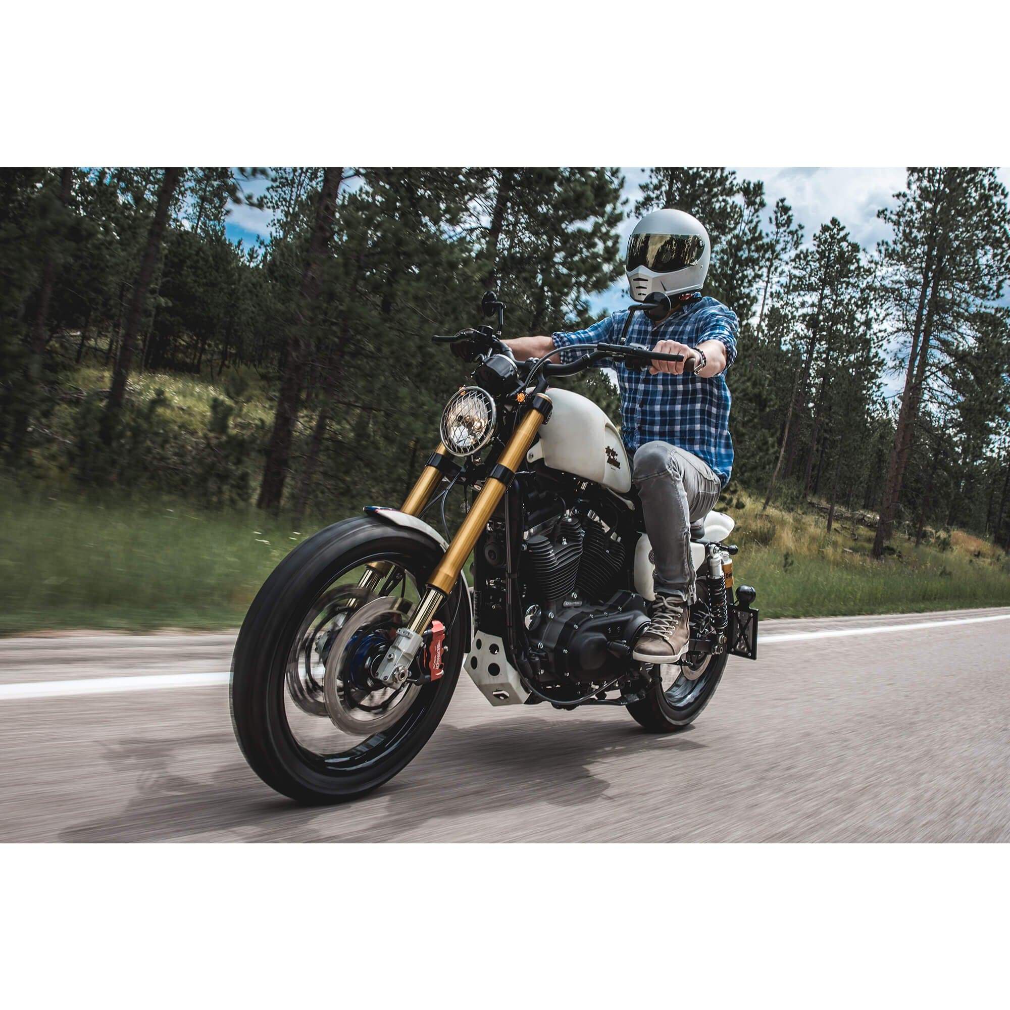 Painted Black Fuel Gas Tank Carb Carbureted For Harley Painted Black Fuel Gas Tank Carb Carbureted For Harley
