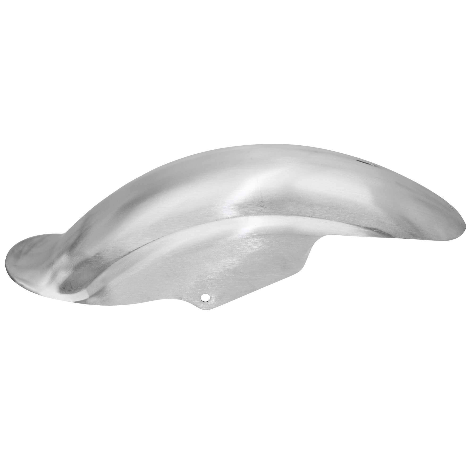 Lowbrow Customs Tsunami Fender - Raw Aluminum - 2004 and Up Sportsters