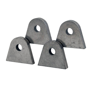 Tab #8 - Mild Steel Mounting Tabs 1/4 inch thick - 4 pack