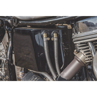 Oil Tank - Bolt-On for 1965-Up Harley-Davidson Four Speed Swingarm Frames
