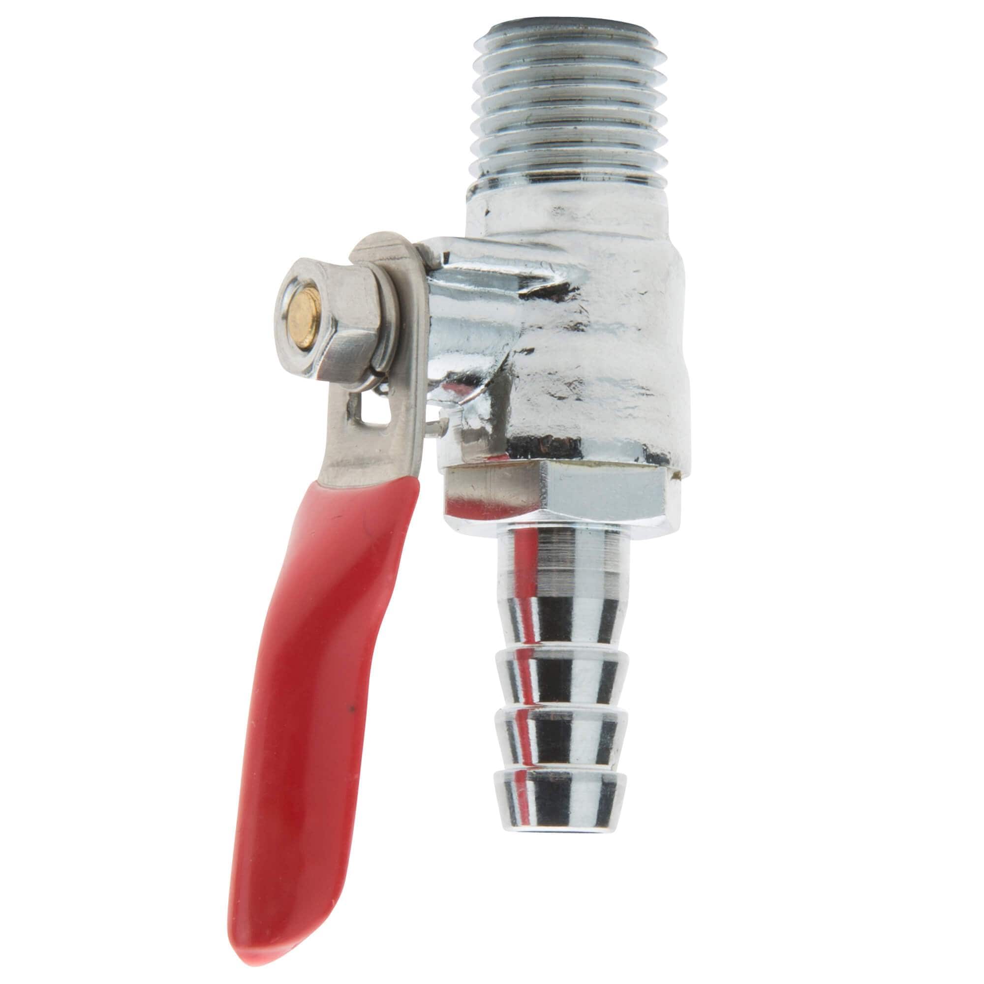 Cycle Standard 1/4 inch NPT Lever Petcock - Chrome Plated Brass