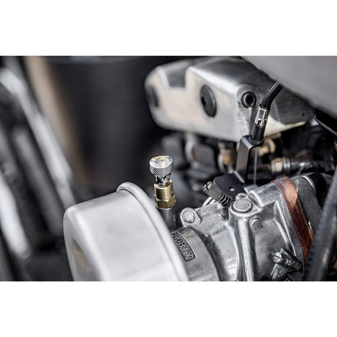 Choke Knob Enricher for Harley-Davidson S&S Super E and G Carburetors - Chrome