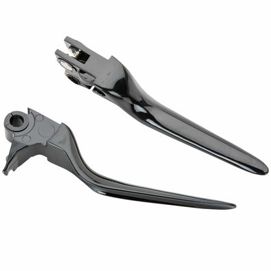 Blade Levers - Black - 1996 - 2003 Harley Davidson Sportsters and 1996 - 2017 Dyna / Softail / Touring Models