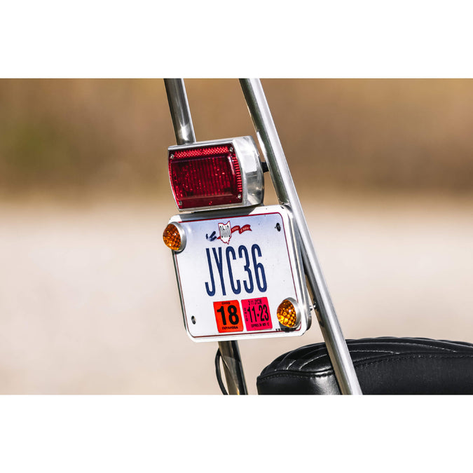 Prism Supply Co.  Box Chopper Tail Light - Brushed