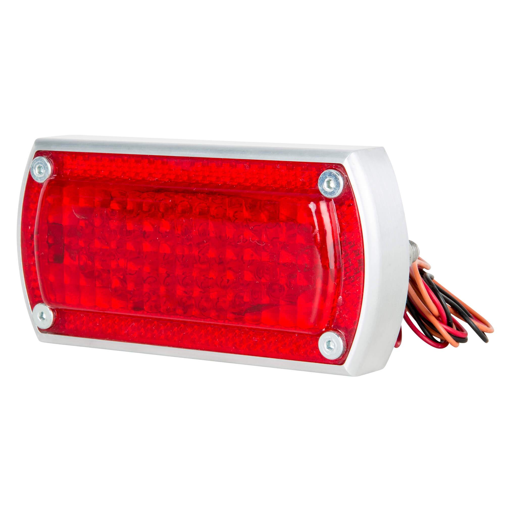Prism Supply Co. Box Chopper Tail Light - Brushed Aluminum