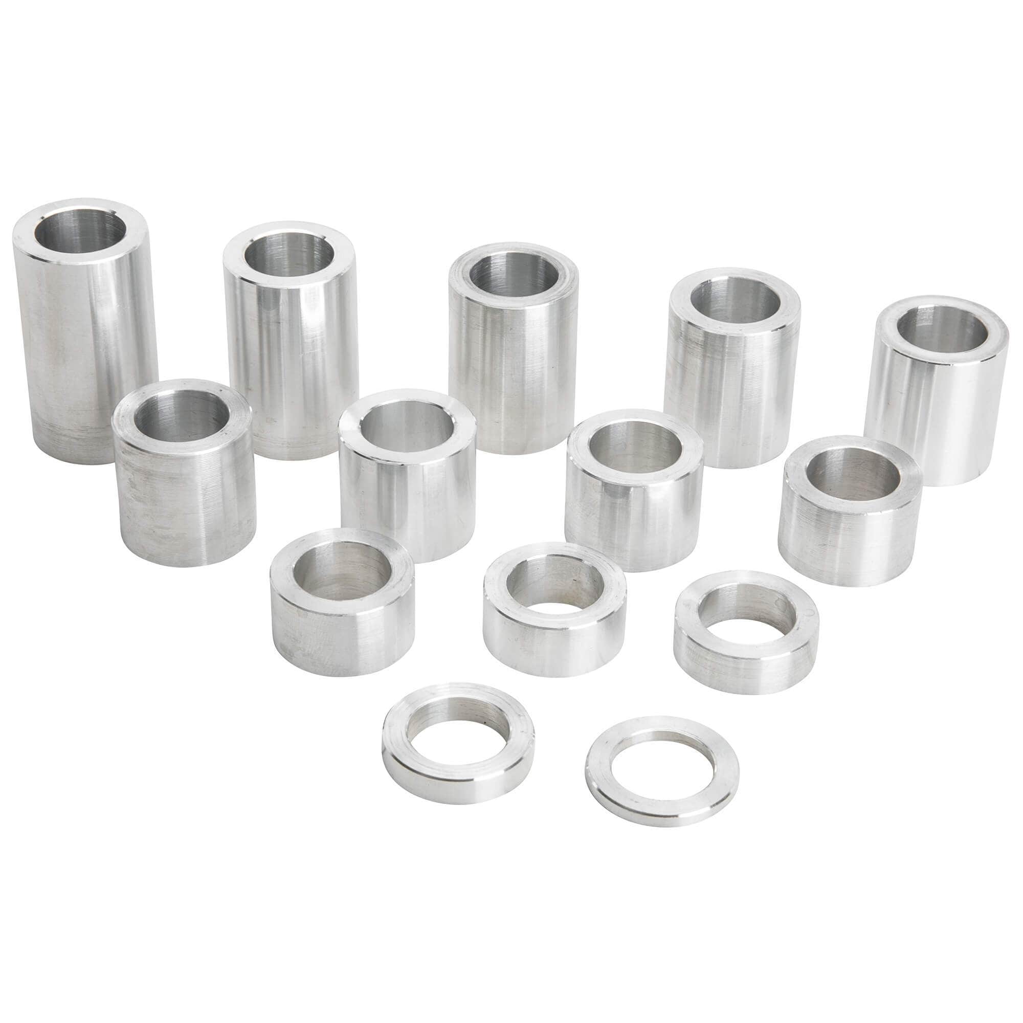 Cycle Standard 14 Piece Aluminum Wheel Axle Spacer Kit - 1.125 inch O.D. x  3/4 inch I.D. – Lowbrow Customs