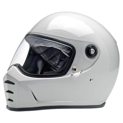 Lane Splitter DOT/ECE Approved Full Face Helmet - Gloss White