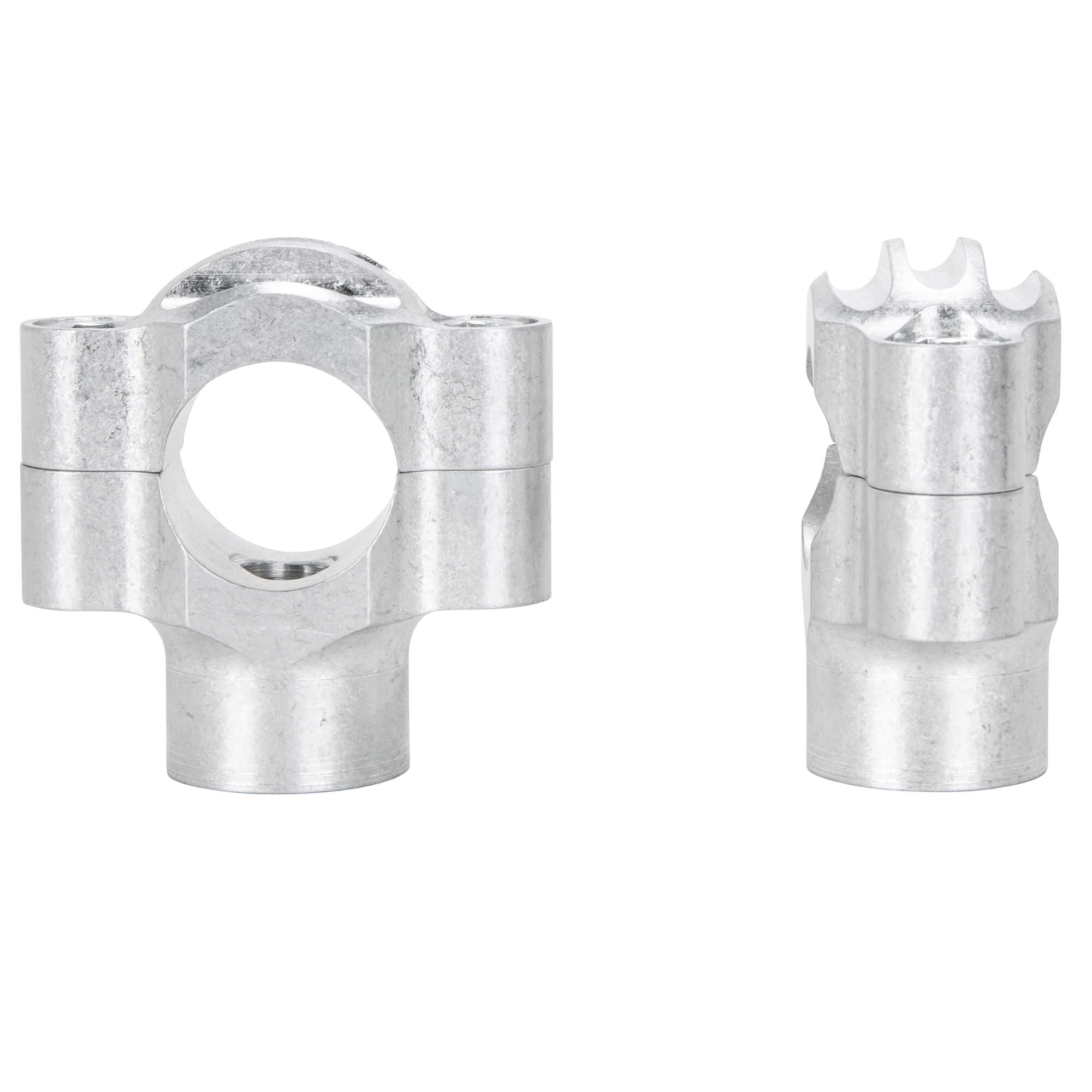 Finned 1" Motorcycle Handlebar Risers - Aluminum – Lowbrow Customs