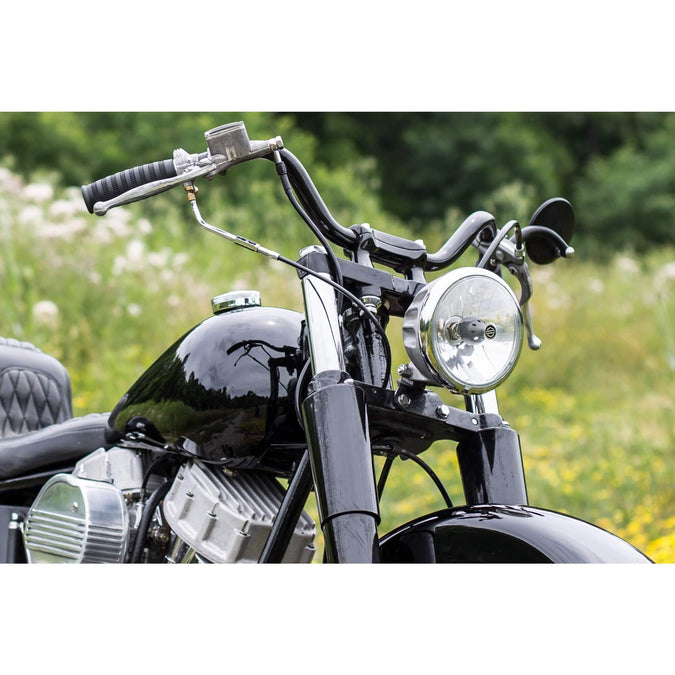Wideglide Headlight Mount 1948 - 1985 Harley-Davidson FLH - Tumbled Stainless