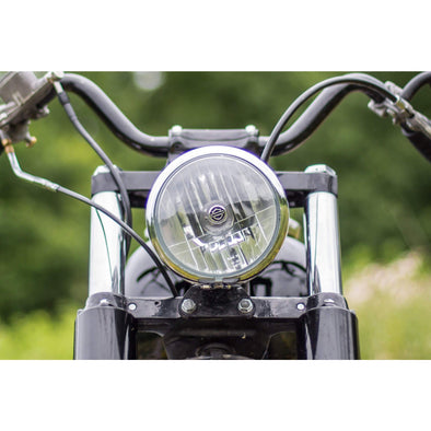 Wideglide Headlight Mount 1948 - 1985 Harley-Davidson FLH - Tumbled Stainless