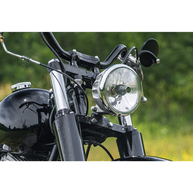 Wideglide Headlight Mount 1948 - 1985 Harley-Davidson FLH - Tumbled Stainless