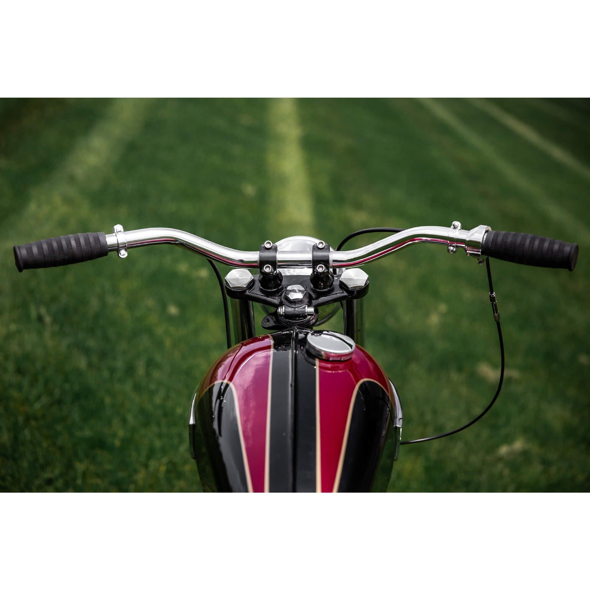 One Inch Handlebars Cycle Standard Scrambler Handlebars - 1 inch - Chrome – Lowbrow Customs
