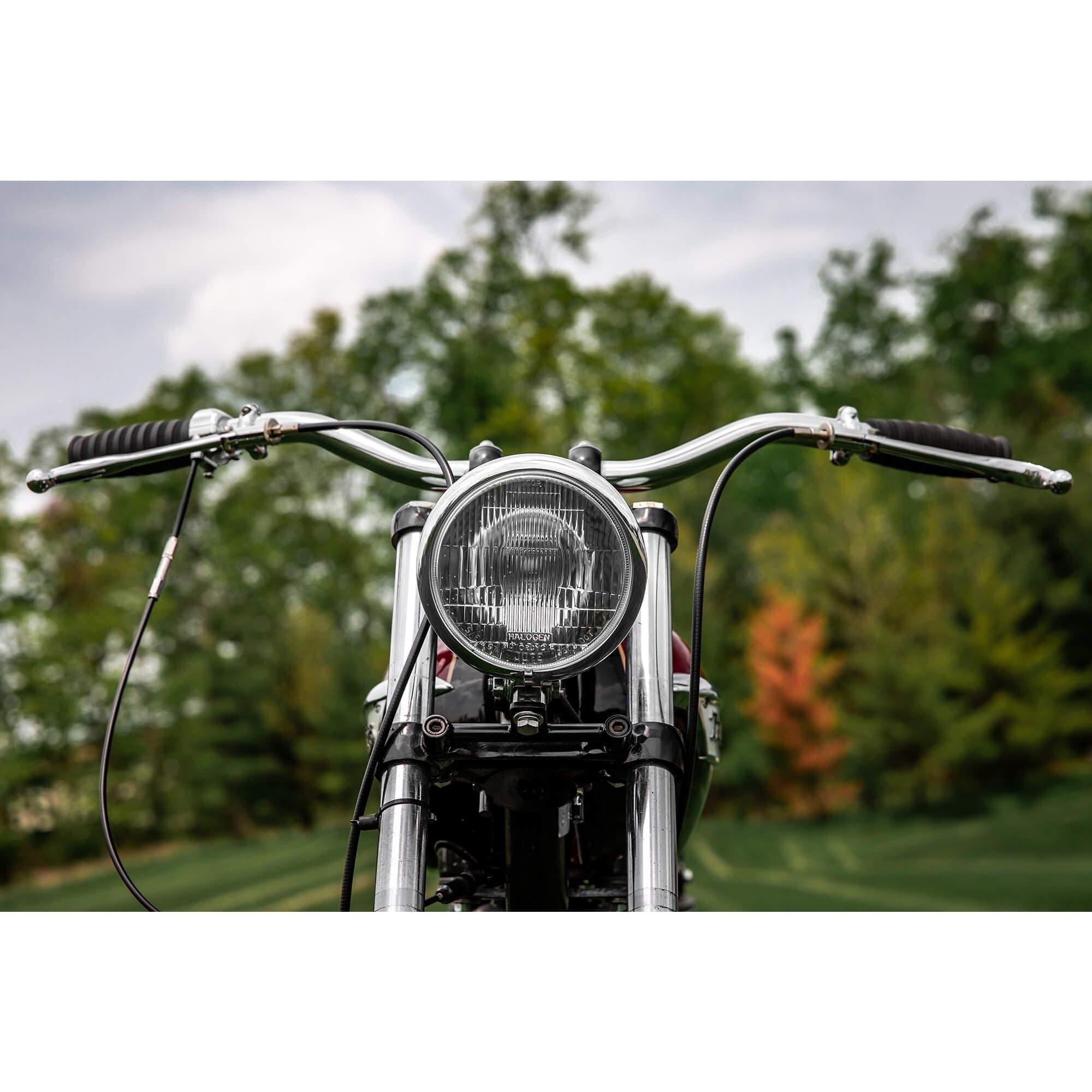 One Inch Handlebars Cycle Standard Scrambler Handlebars - 1 inch - Chrome – Lowbrow Customs