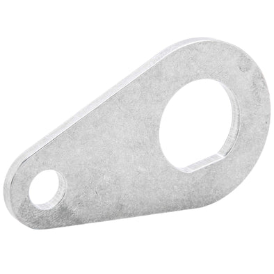 Bolt On 13/16 inch Ignition Switch Mounting Tab / Bracket - Tumbled Stainless