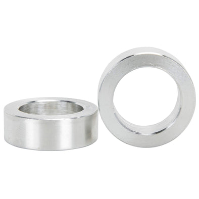 3/4 inch ID x 3/8 inch Long Aluminum Motorcycle Wheel Axle Spacers - Pair