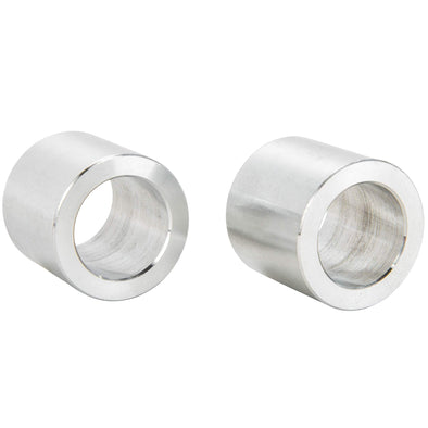3/4 inch ID x 1 inch Long Aluminum Motorcycle Wheel Axle Spacers - Pair