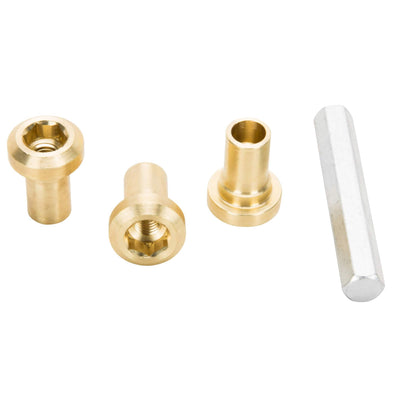 Brass Allen Clutch Adjusting Nuts - Set of 3 & Tool - for Unit Triumph and BSA Motorcycles